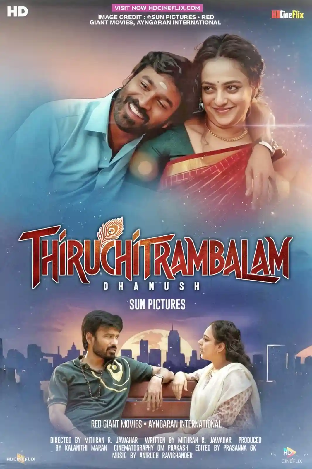Thiruchitrambalam 2022 south movie poster