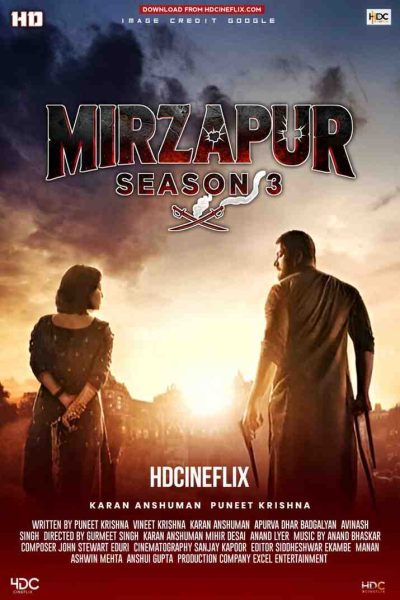 mirzapur season 3 webseries poster