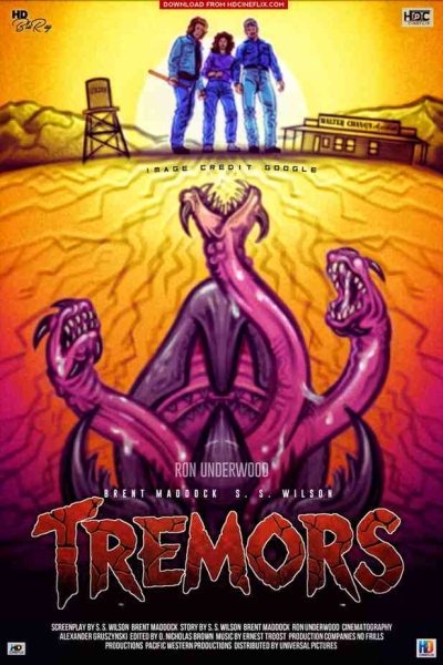 tremors 1990 hollywood movie poster